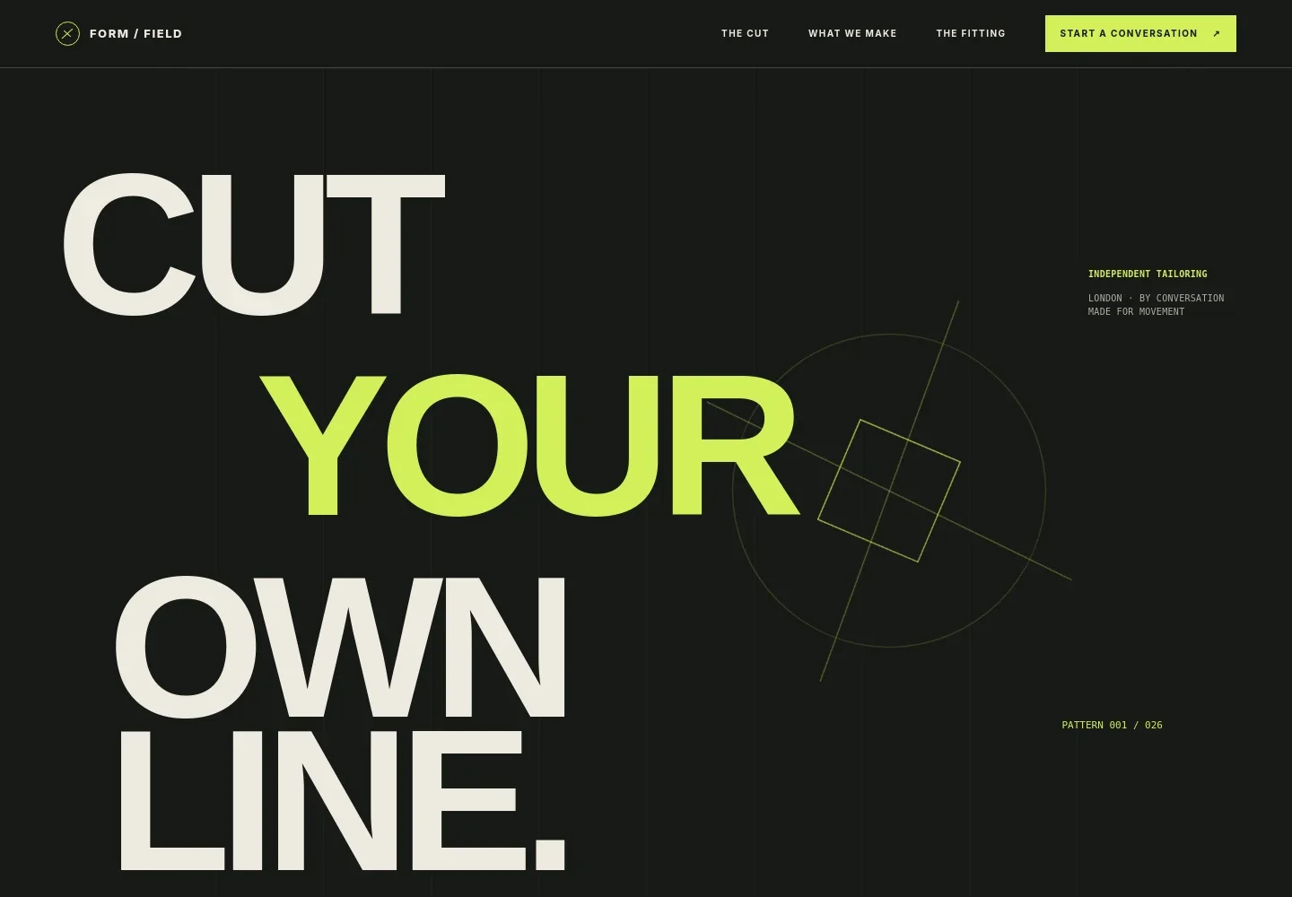 Tailoring Website Template