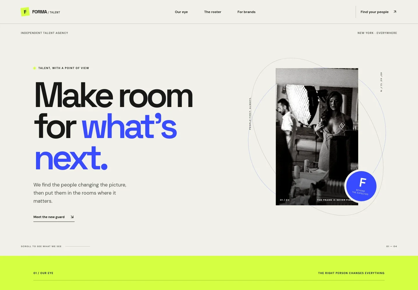 Talent Agency Website Template