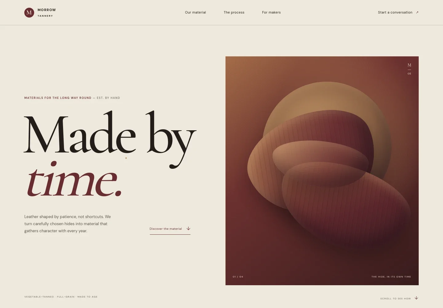 Tannery Website Template