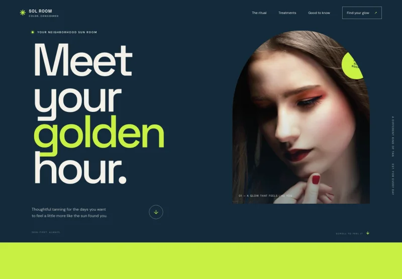 Tanning Salon Website Template