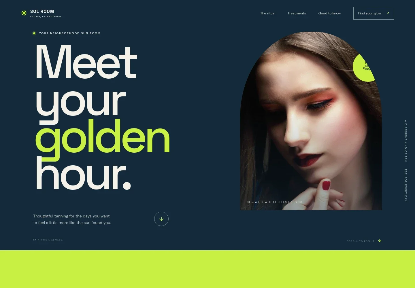 Tanning Salon Website Template