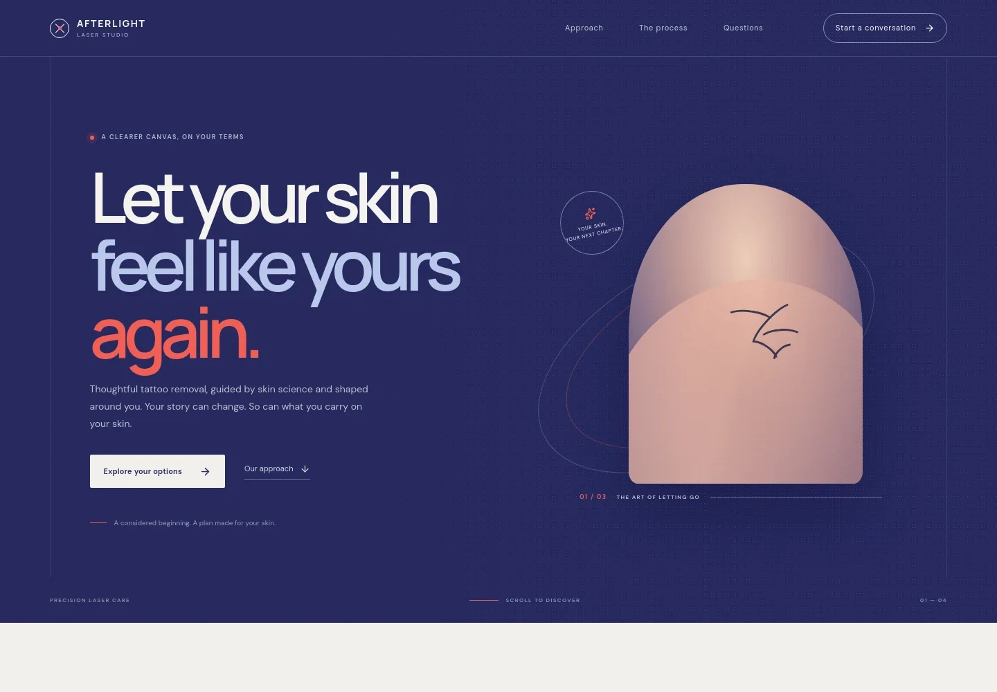 Tattoo Removal Website Template
