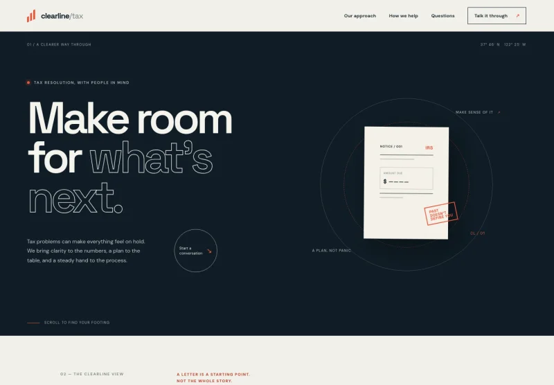 Tax Resolution Website Template
