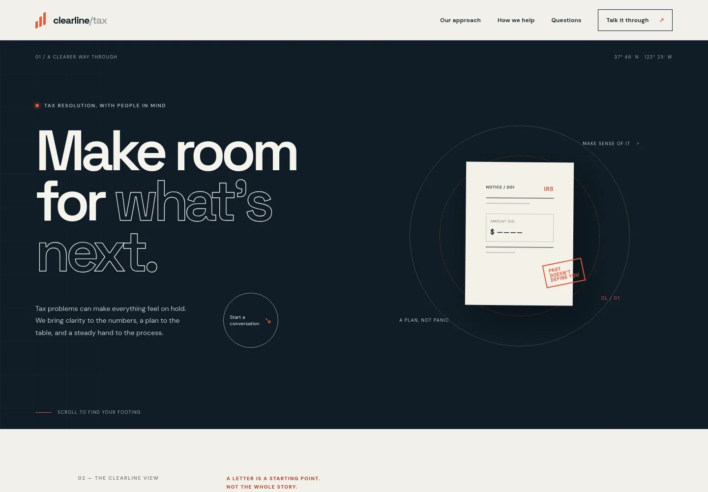 Tax Resolution Website Template