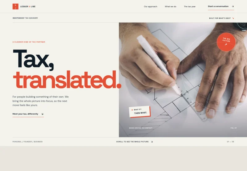Tax Website Template