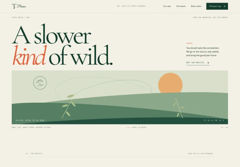 Tea Website Template