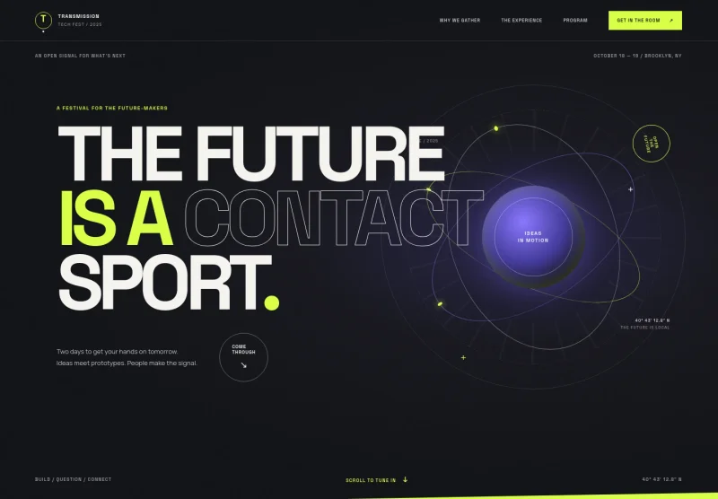 Tech Fest Website Template