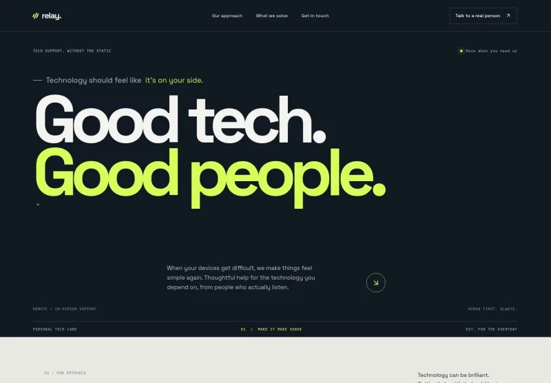 Tech Support Website Template