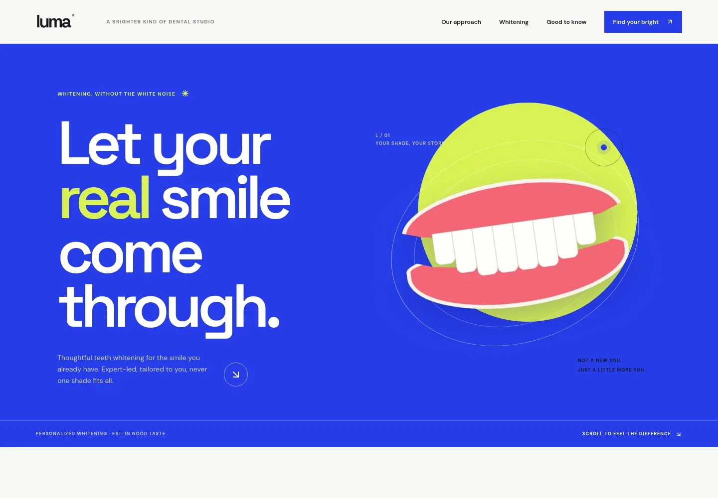 Teeth Whitening Website Template
