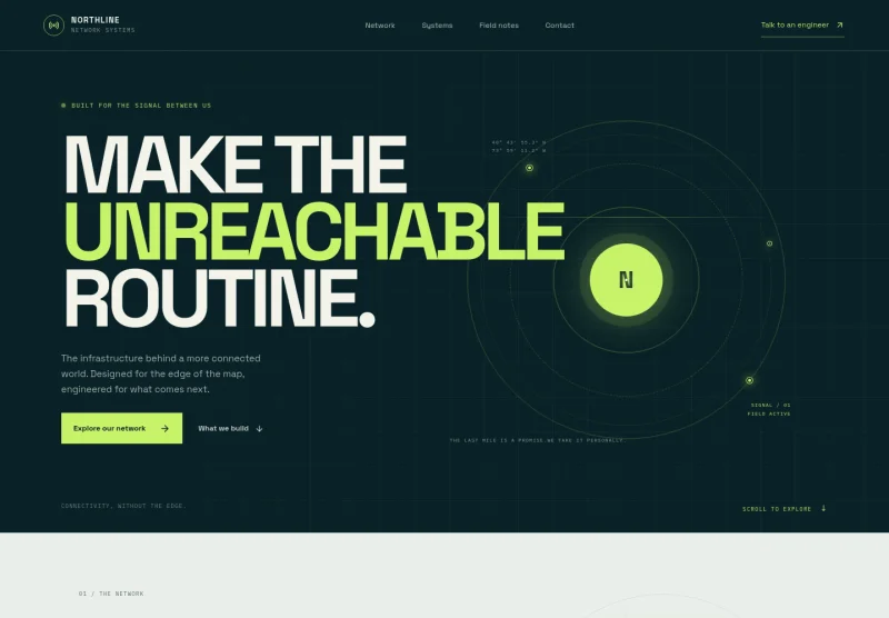 Telecommunications Equipment Supplier Website Template