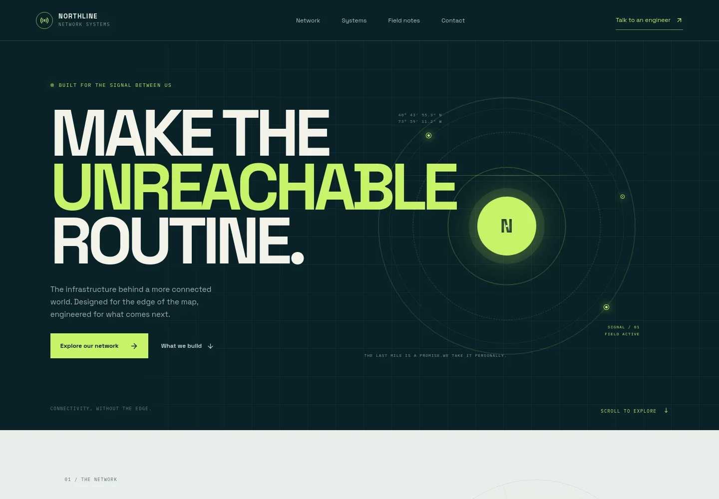 Telecommunications Equipment Supplier Website Template