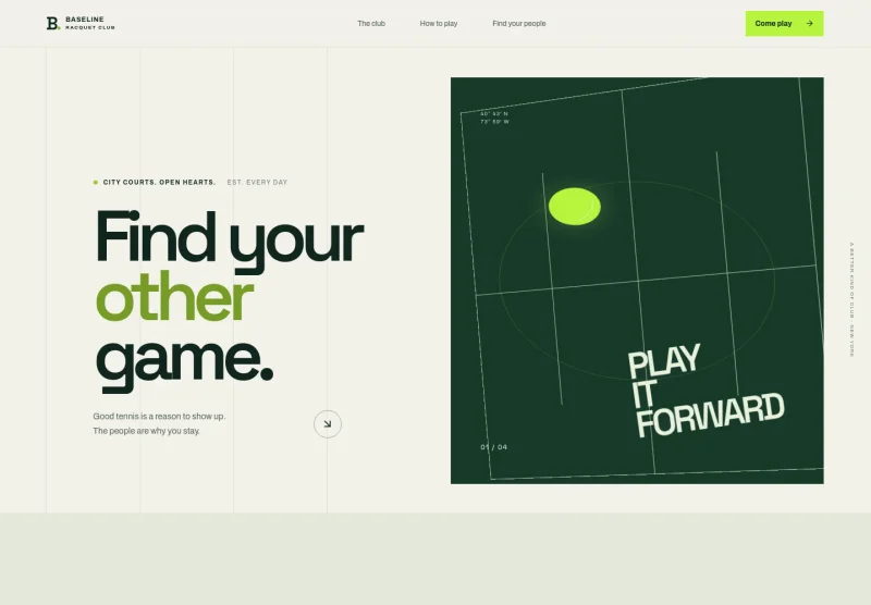 Tennis Club Website Template