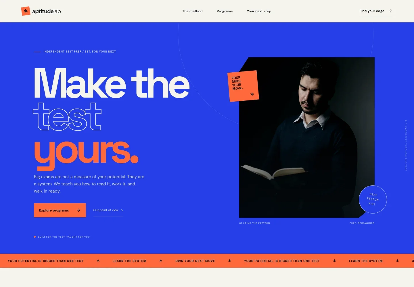 Test Preparation Center Website Template