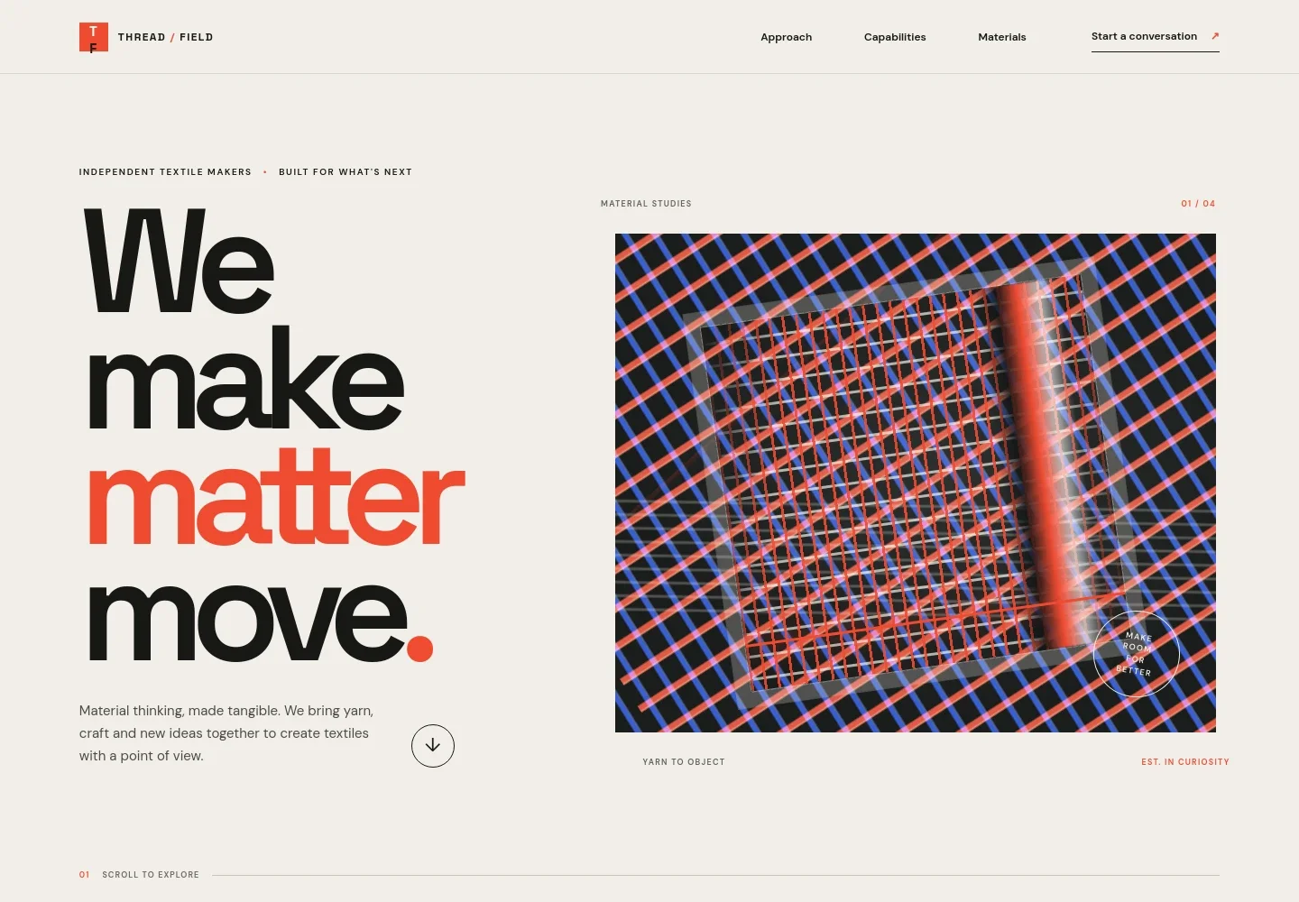 Textile Manufacturing Website Template