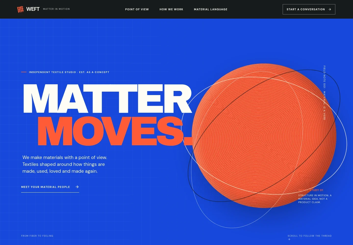Textile Website Template