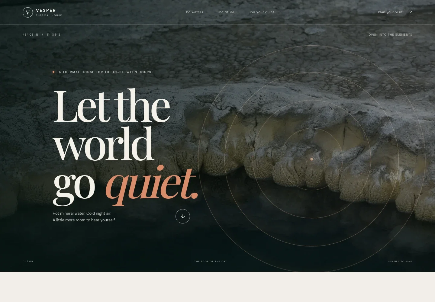 Thermal Baths Website Template