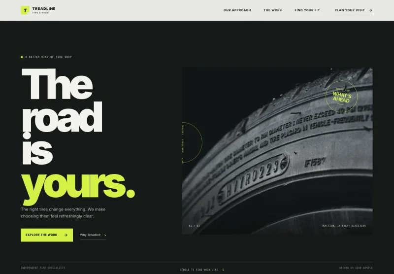 Tire Website Template
