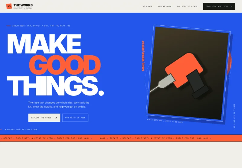 Tool Store Website Template
