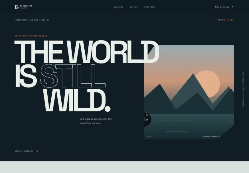 Tourism Website Template