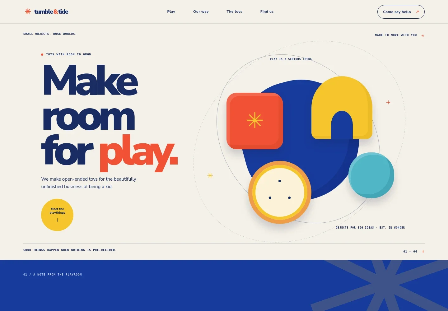 Toy Maker Website Template