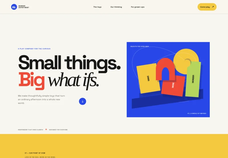 Toys Website Template