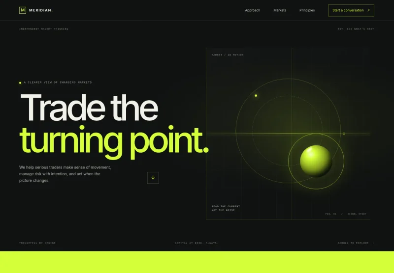 Trading Website Template