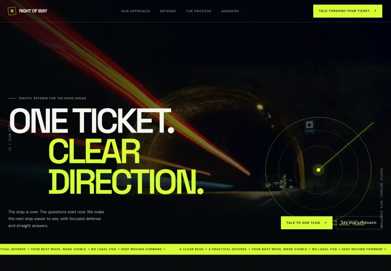 Traffic Lawyer Website Template