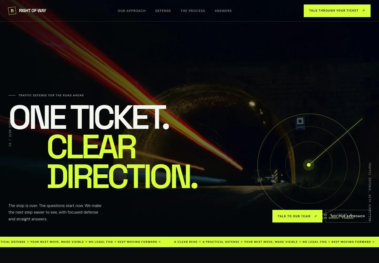 Traffic Lawyer Website Template