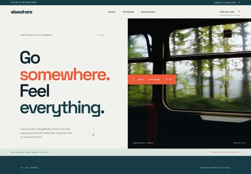 Train Booking Website Template
