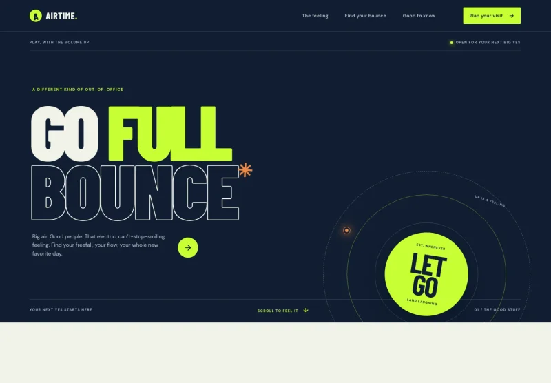 Trampoline Park Website Template