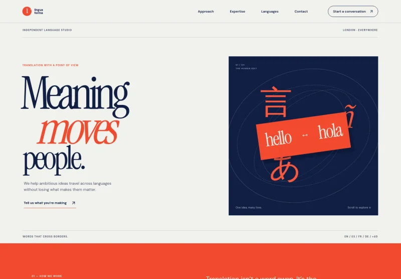 Translation Agency Website Template