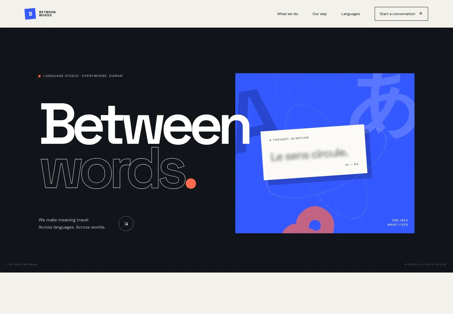 Translator Website Template