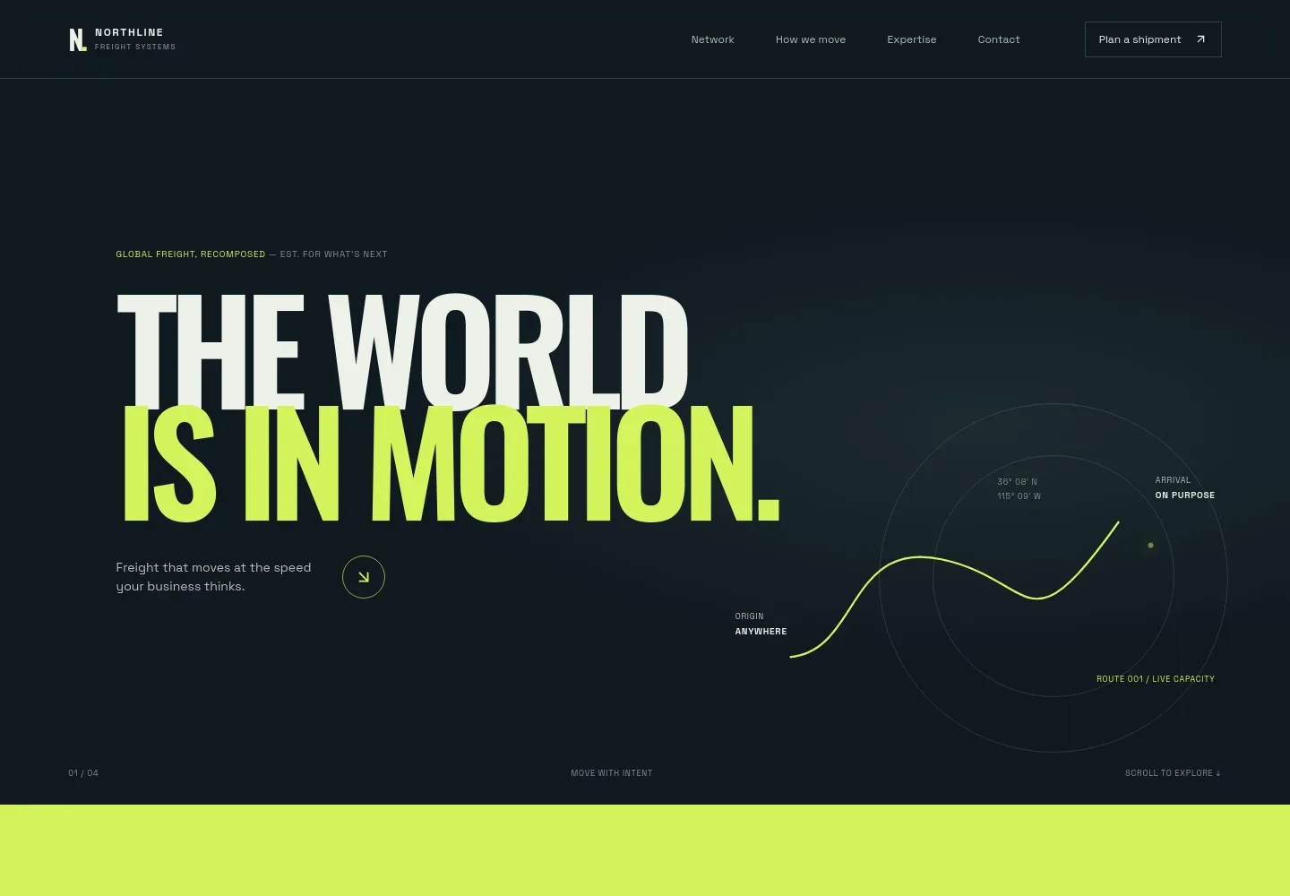 Transport Logistics Website Template