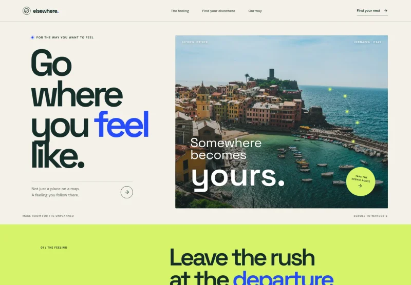 Travel App Website Template