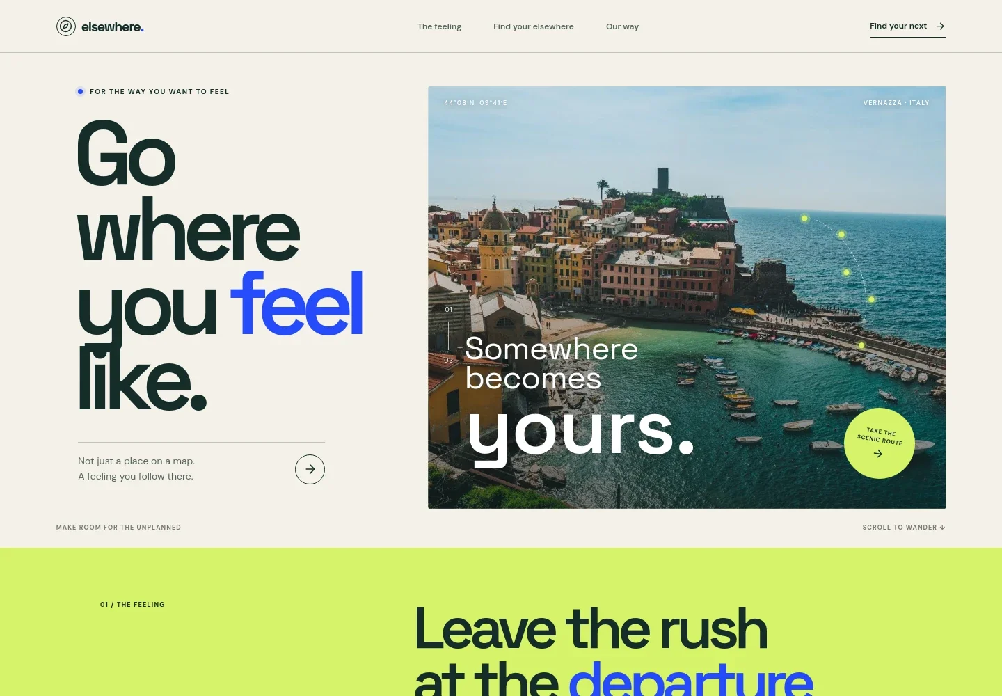 Travel App Website Template