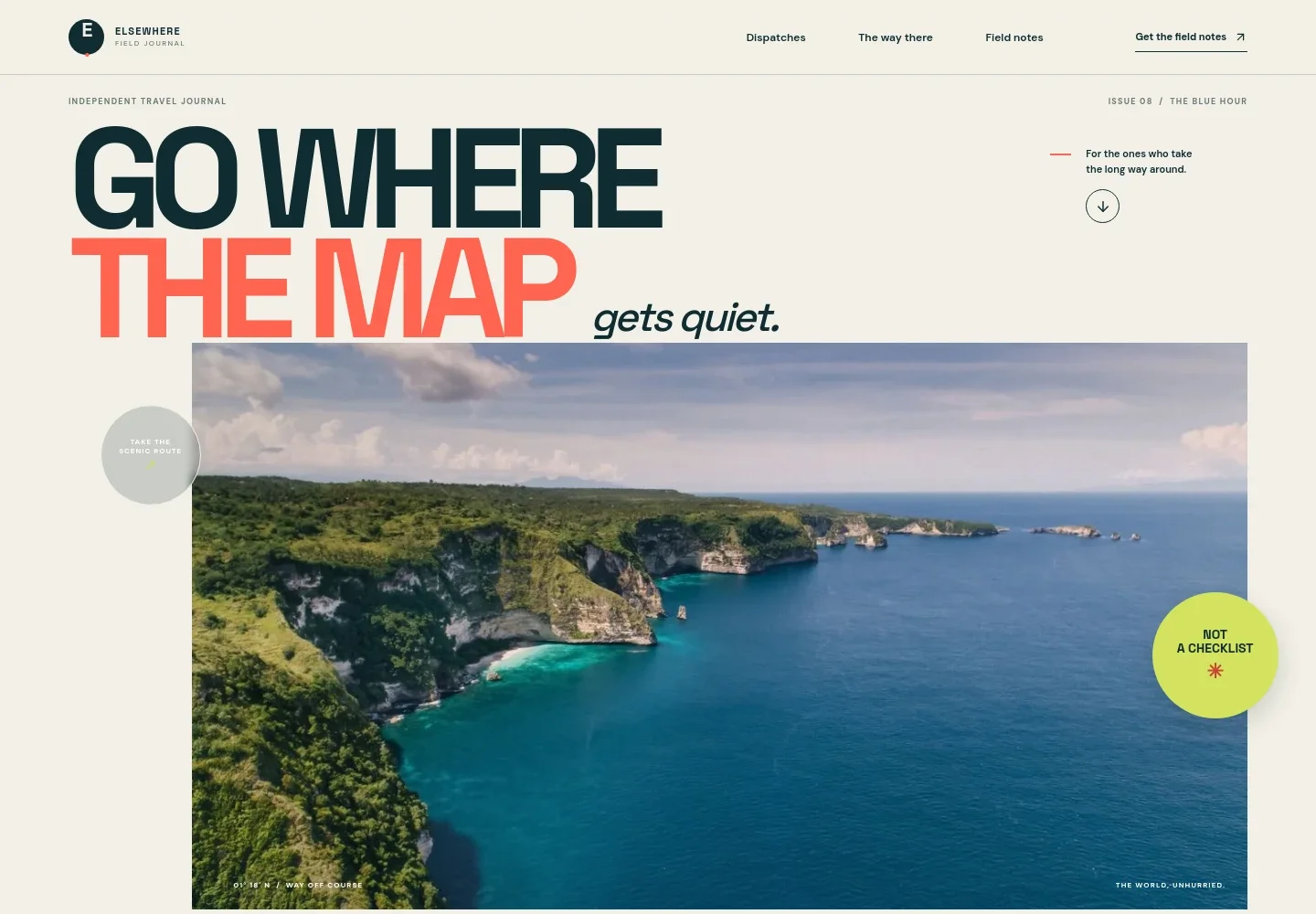 Travel Blog Website Template