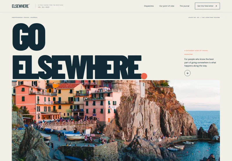 Travel Magazine Website Template