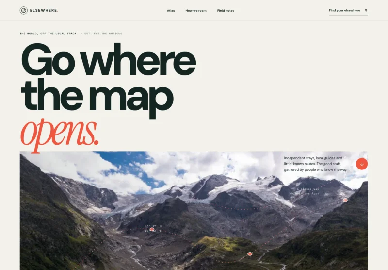 Travel Marketplace Website Template
