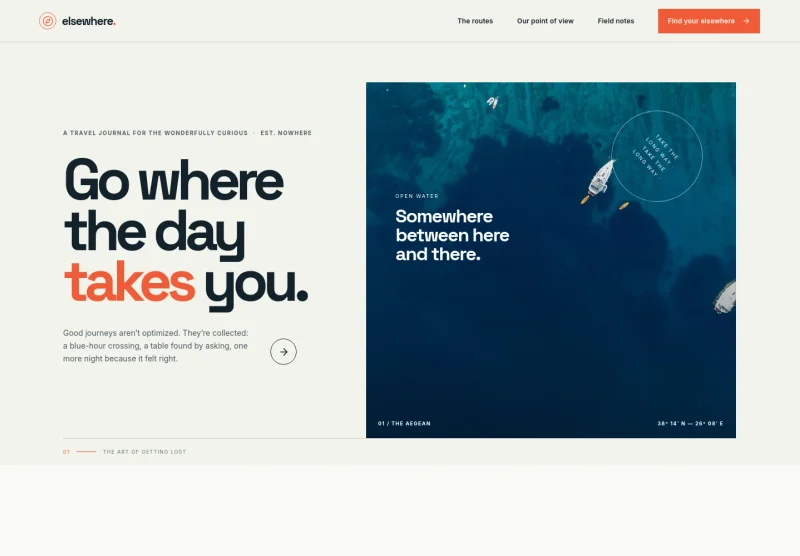 Travel Portal Website Template
