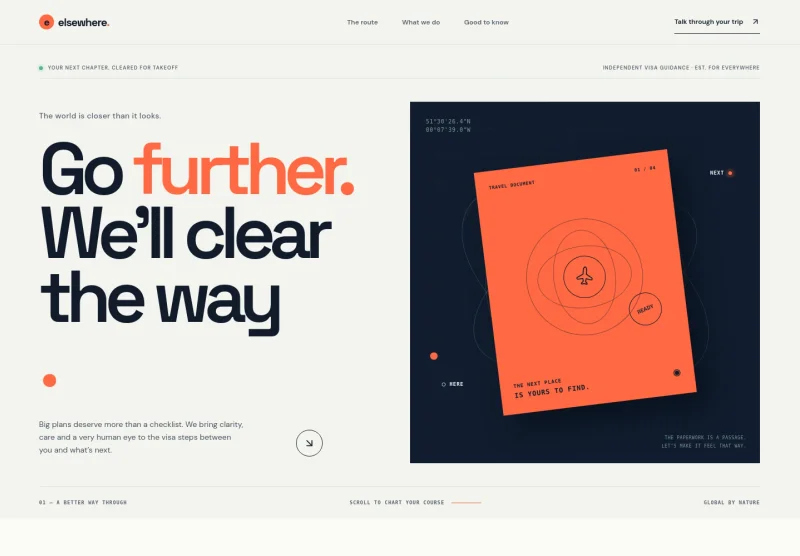 Travel Visa Website Template
