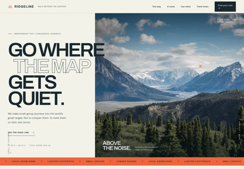 Trekking Website Template