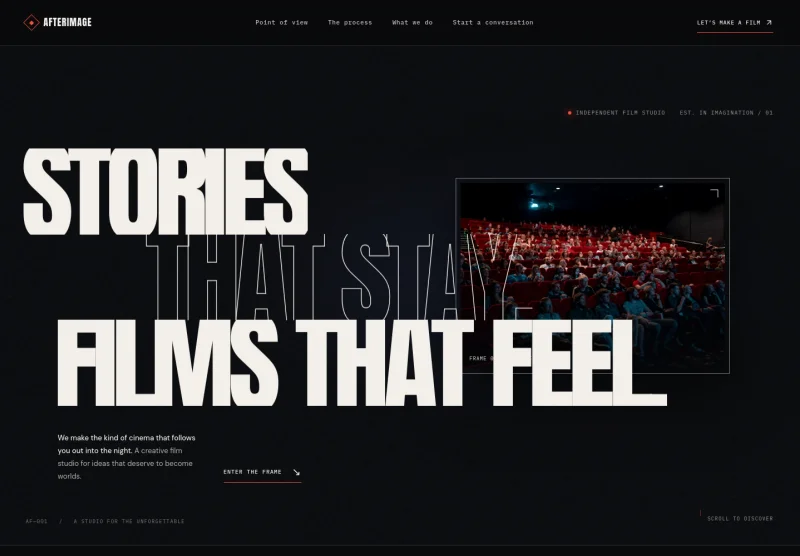 TV And Film Website Template