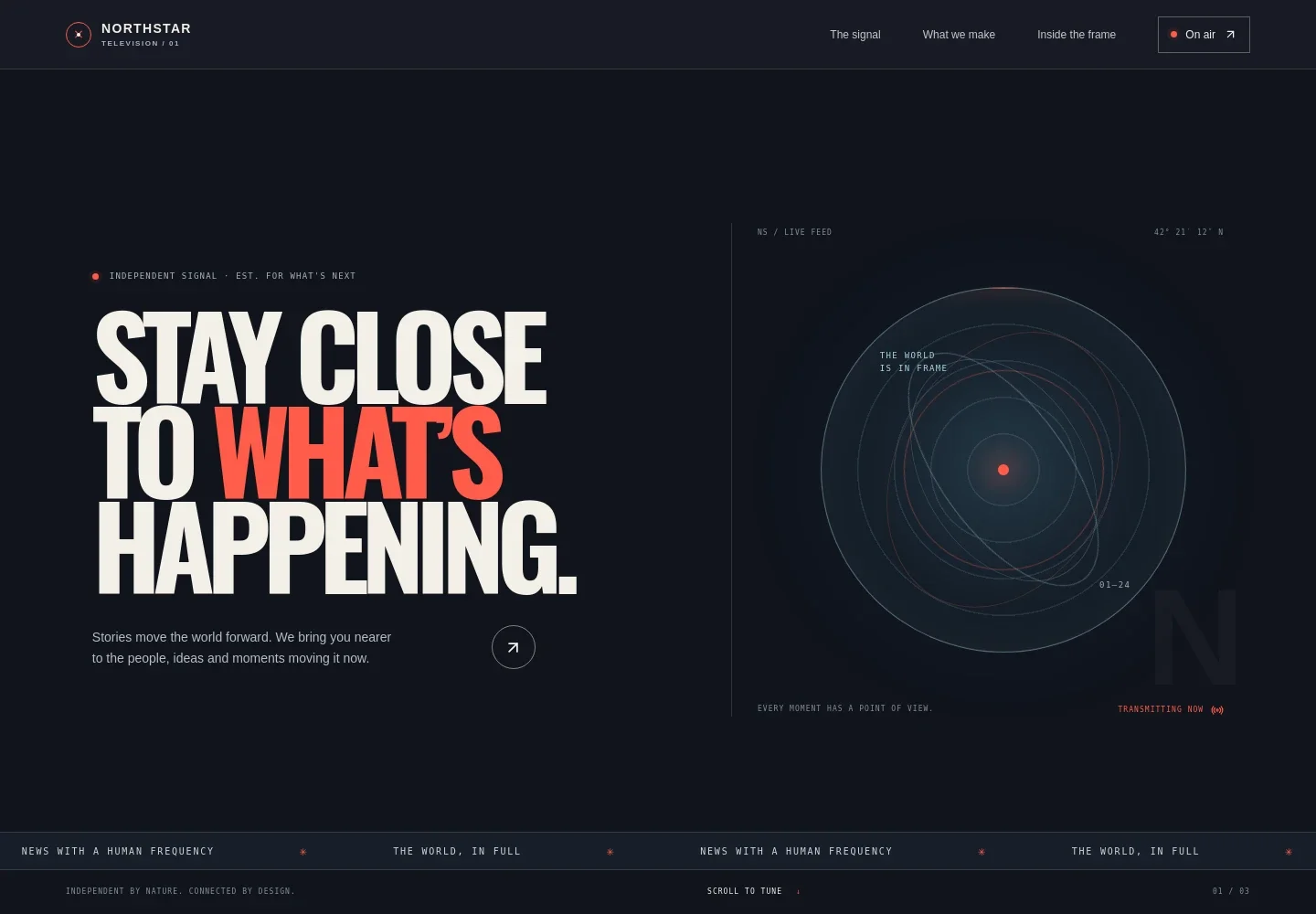 TV Station Website Template