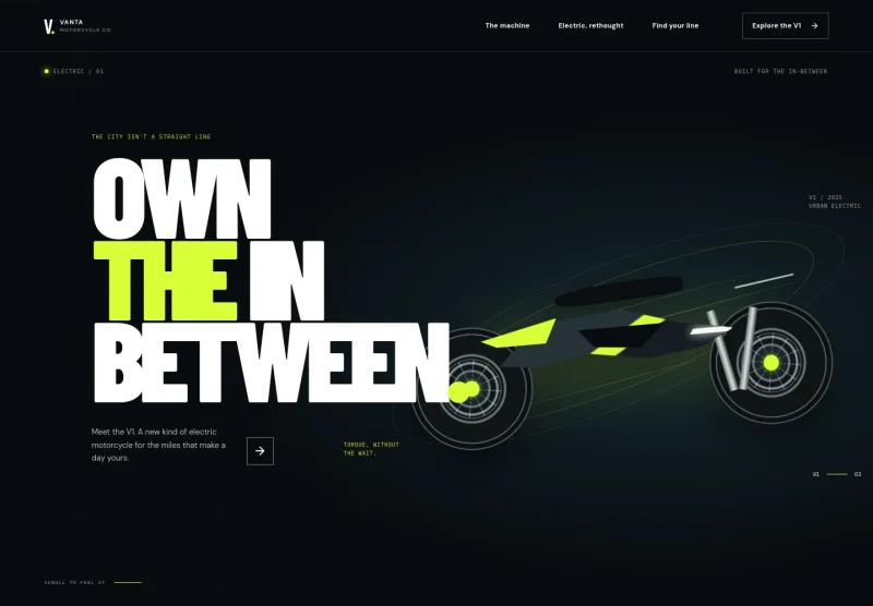 Two Wheeler Website Template