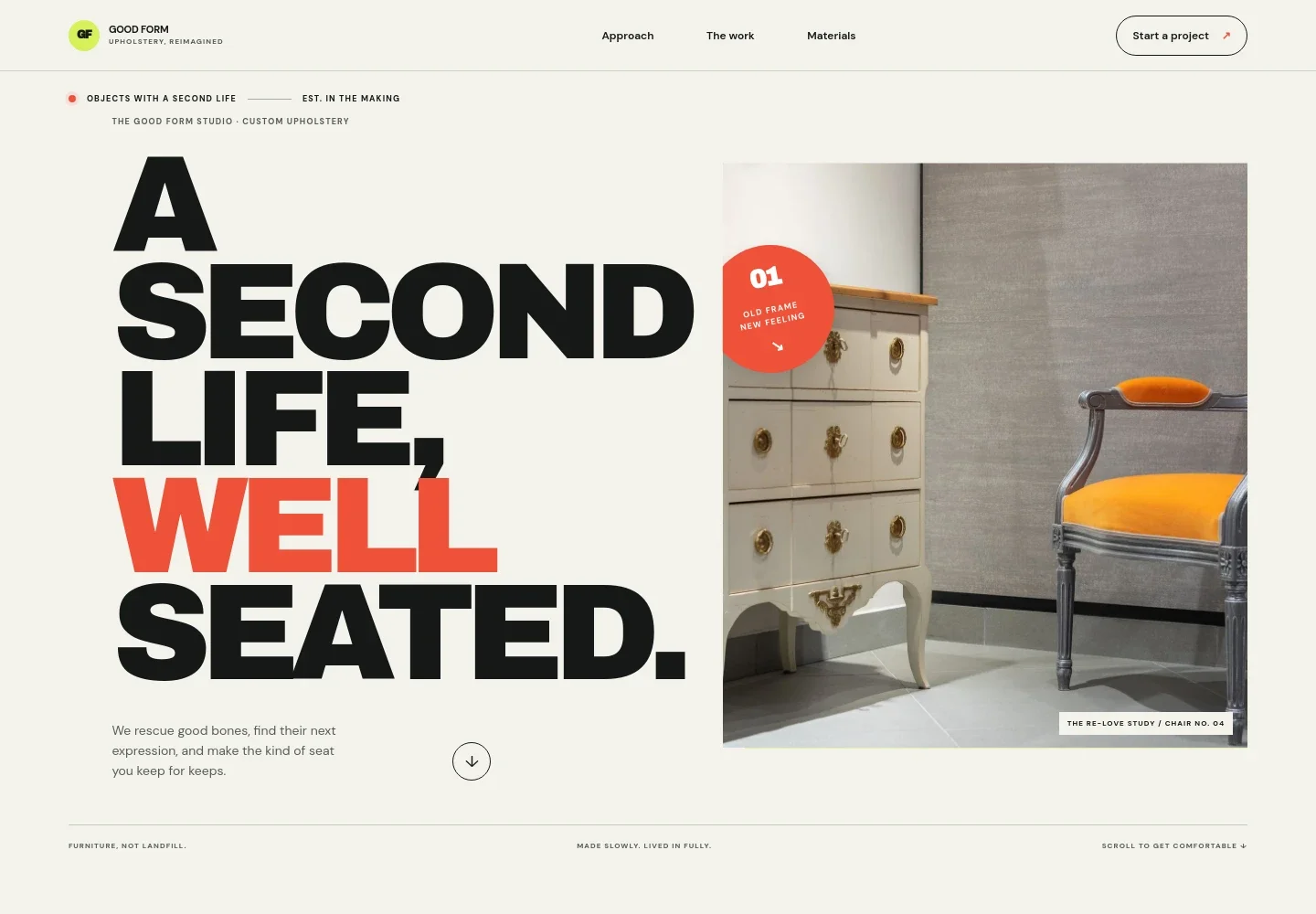 Upholstery Shop Website Template