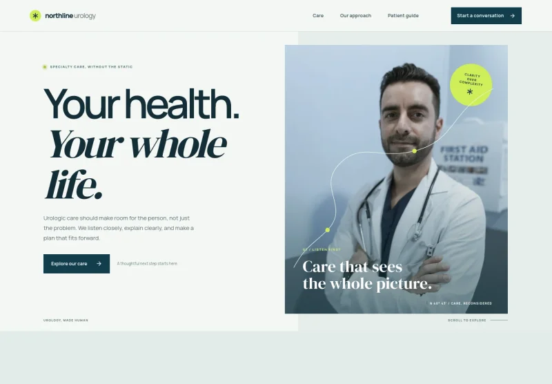 Urologist Website Template