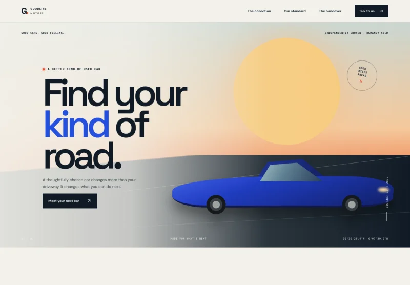 Used Car Website Template