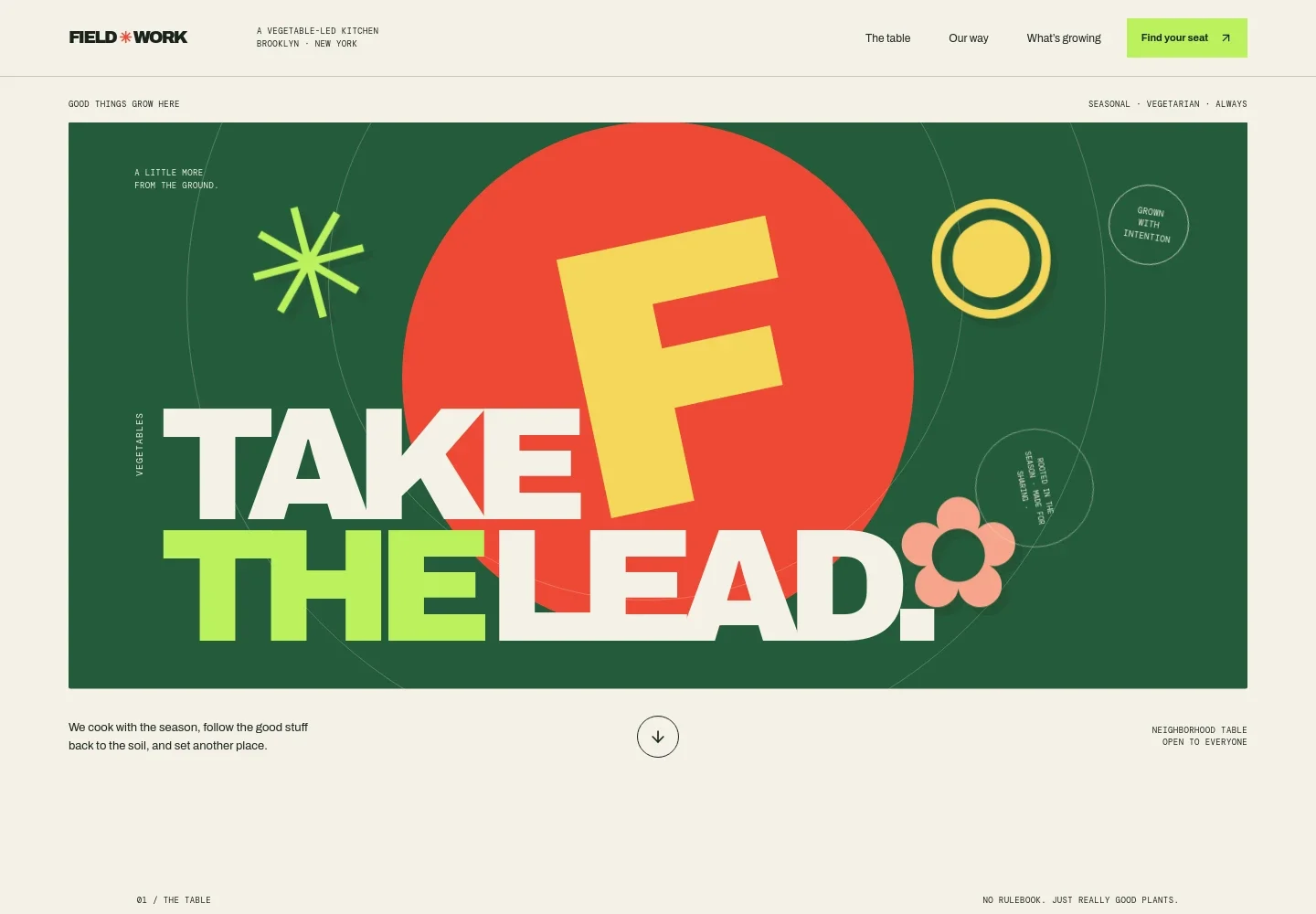 Vegetarian Website Template