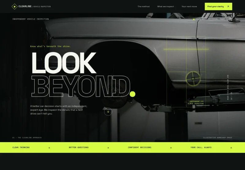Vehicle Inspection Service Website Template