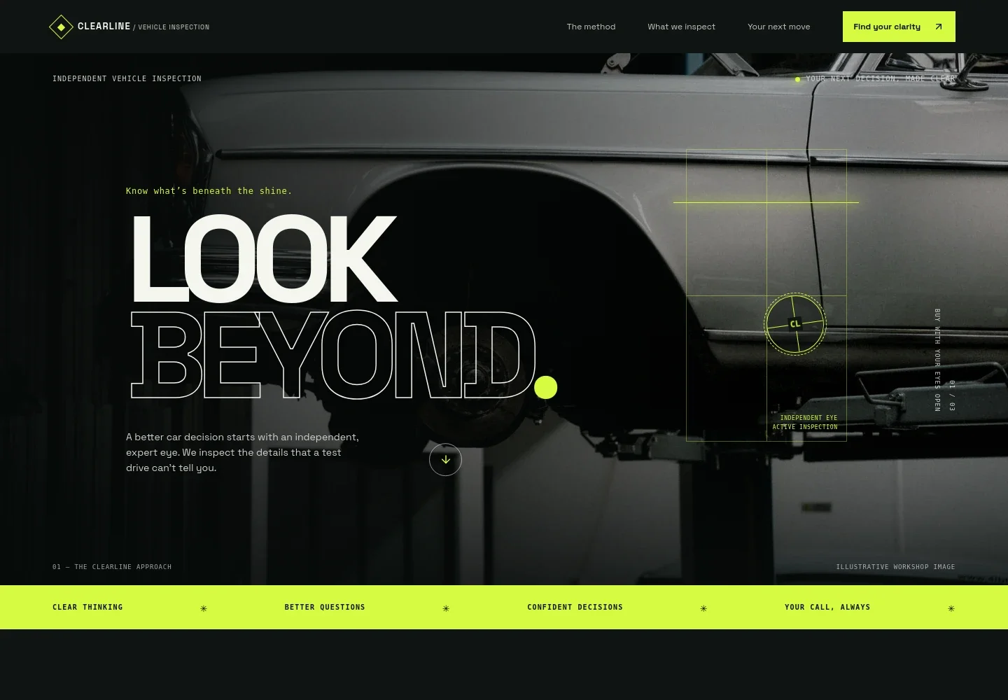 Vehicle Inspection Service Website Template
